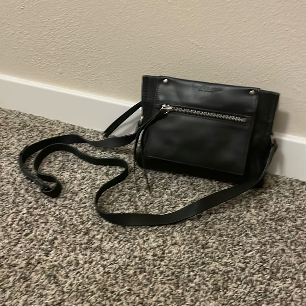 Lucky Brand Black Leather Crossbody Bag